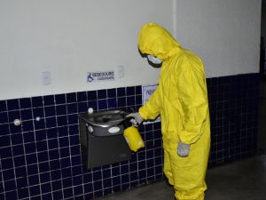 Descontaminação das instalações da faculdade Novo Milênio_Concurso EsSa