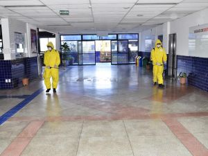 Descontaminação das instalações da faculdade Novo Milênio_Concurso EsSa